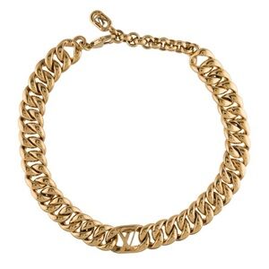 Louis Vuitton Polished Gold Chain Link Necklace